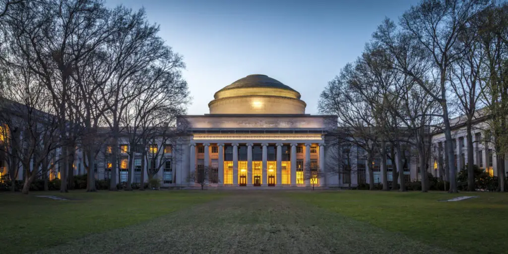 A building on the Massachusetts Institute of Technology Campus.