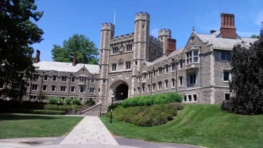 Main building on the Princeton University campus