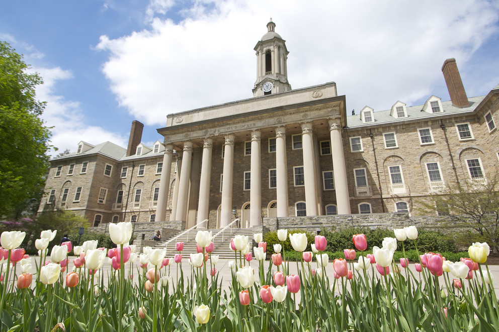 The main campus at Penn State University.