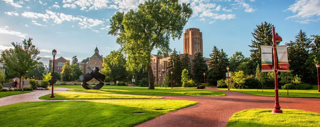 The University of Denver campus.