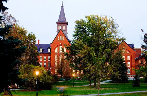 The University of Vermont campus.