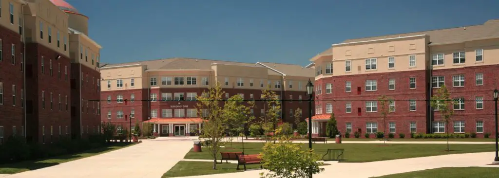 A building on the Delaware State University campus.