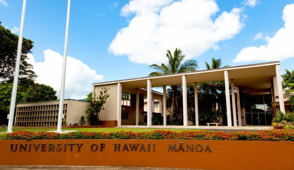 A building on the University of Hawaii-Manoa campus.