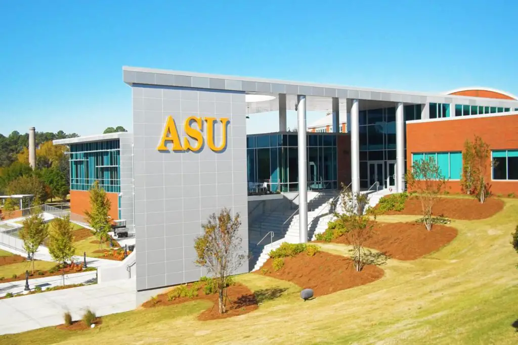 A building on the Albany State University campus.