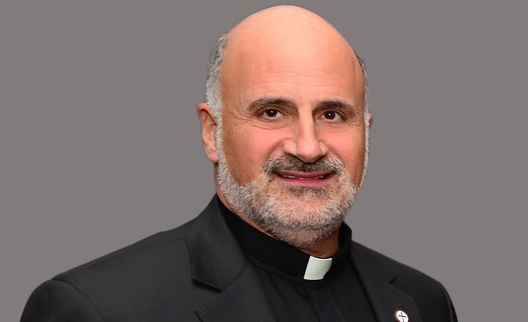 A headshot of Christopher Metropulos, president of Hellenic College Holy Cross.