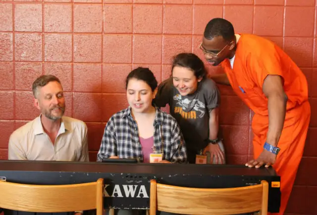 Georgetown students and D.C. Jail inmates are peers in the “Music in U.S. Prisons” course.