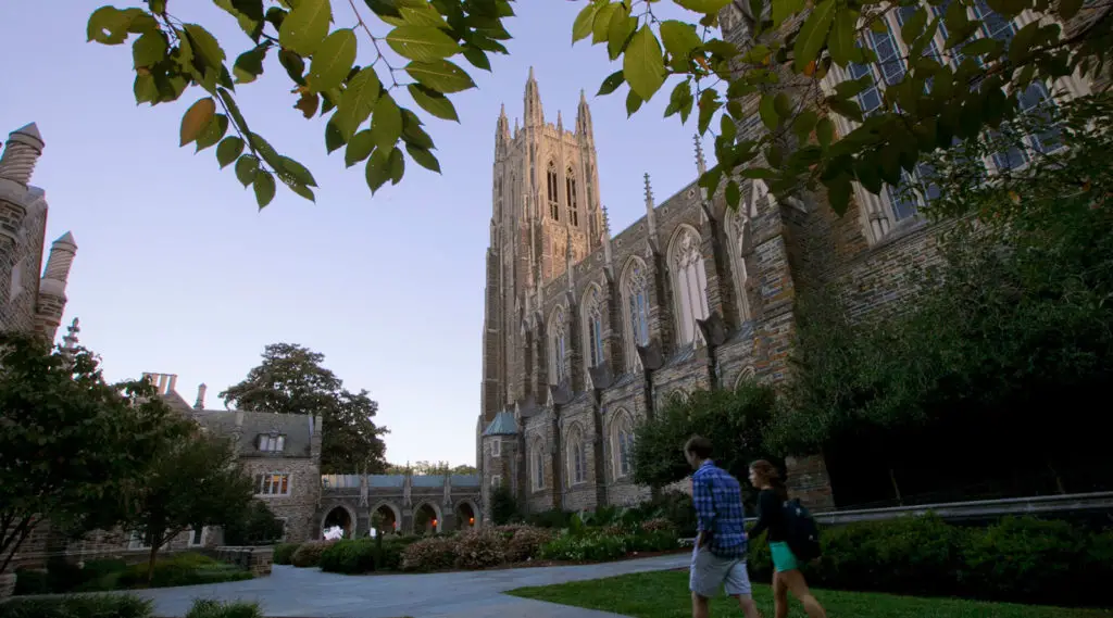 The Duke University Chapel.