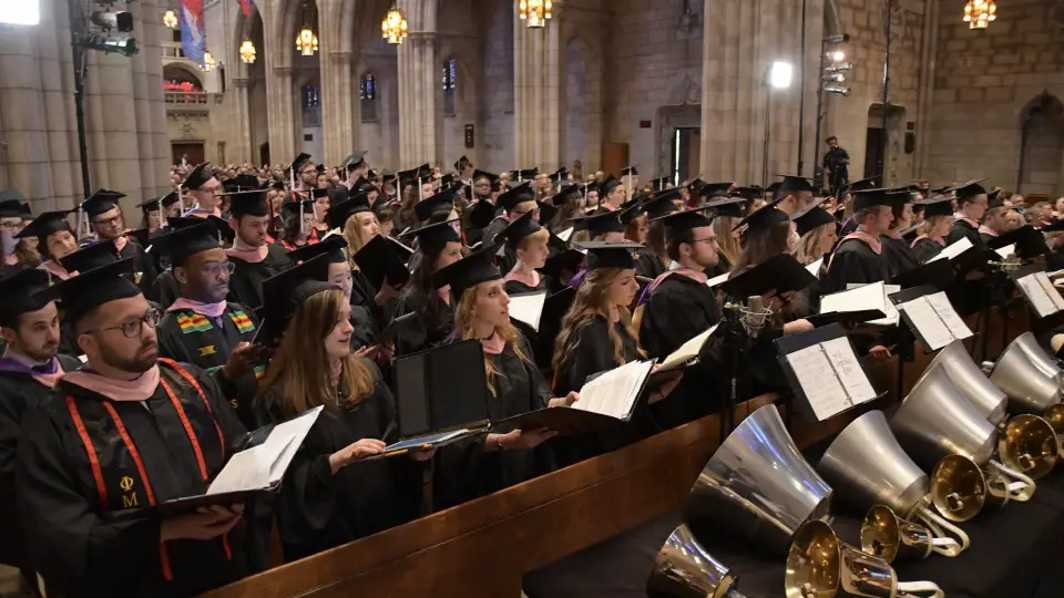 Westminster Choir College Commencement.