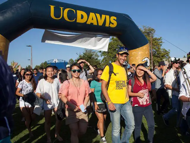 Students at the University of California, Davis.