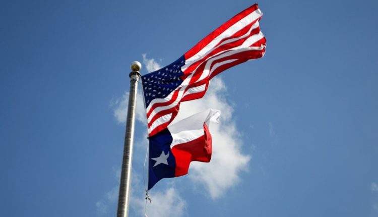 The Texas flag.