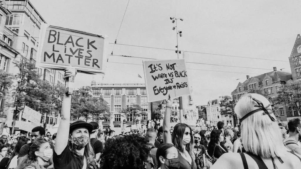 Black Lives Matter protesters