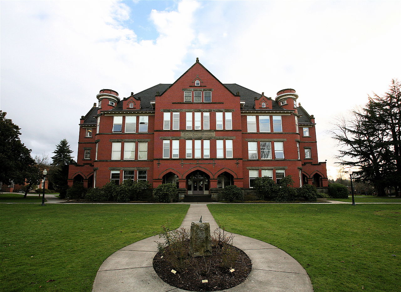 Eaton Hall on the campus of Willamette University in Salem, Oregon.