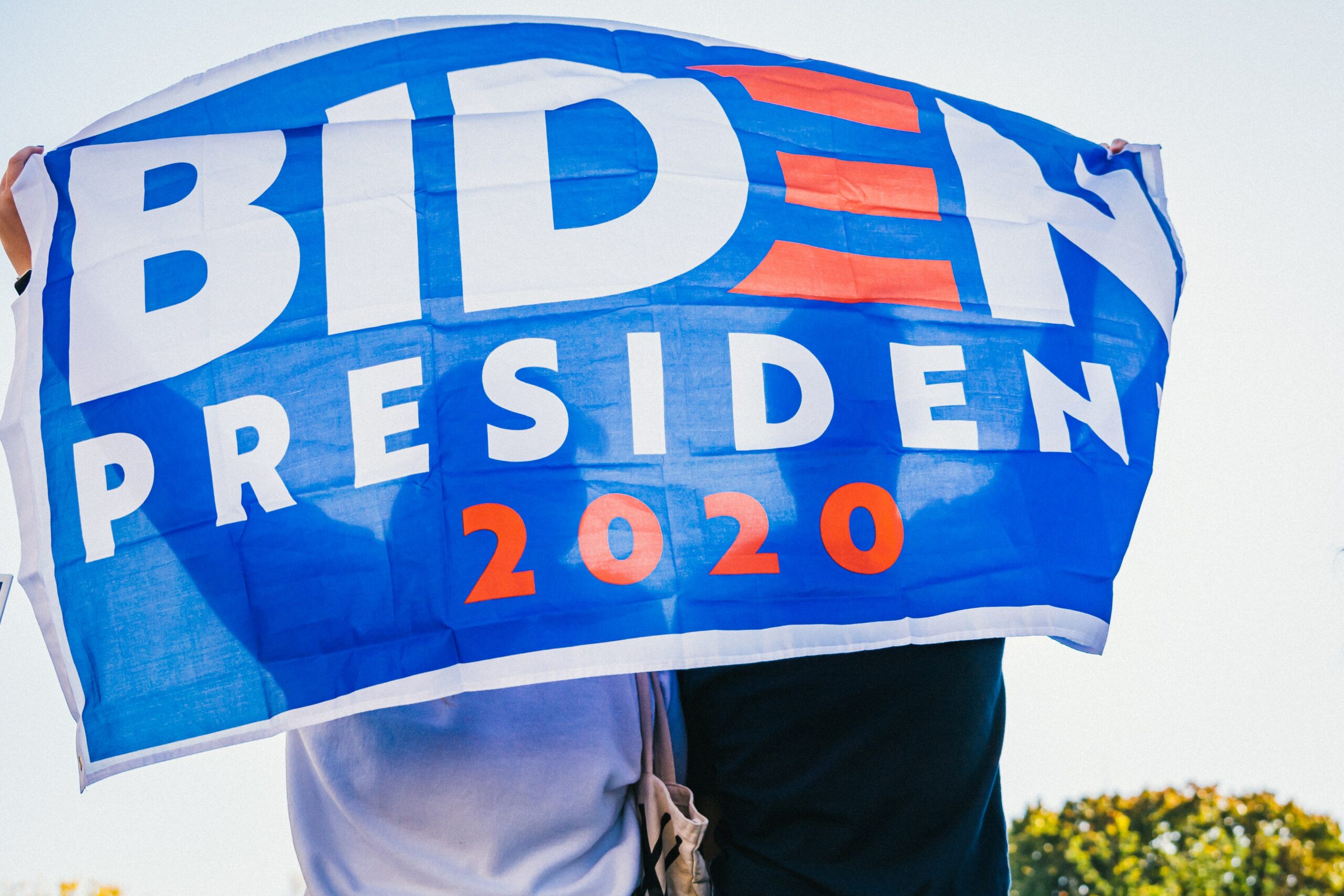 Biden for President 2020 flag Photo: Gayatri Malhotta-Unsplash