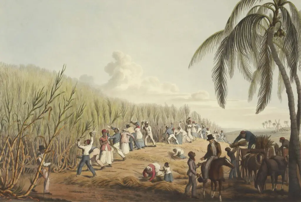 cotton plantation painting slavery
