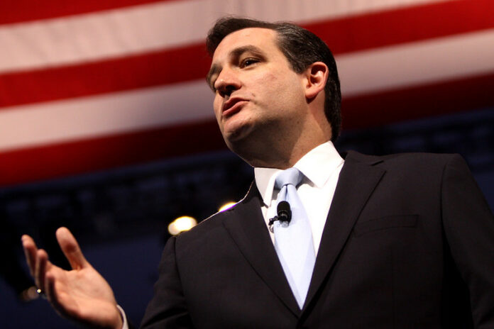 Senator Ted Cruz of Texas speaking at the 2013 Conservative Political Action Conference (CPAC) in National Harbor, Maryland.
