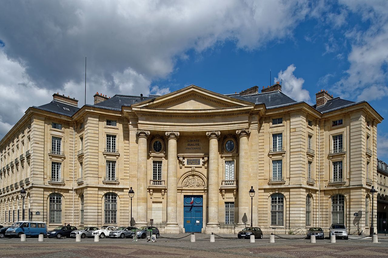 Photo of The Paris Law Faculty, one of the four and eventually five faculties of the University of Paris.