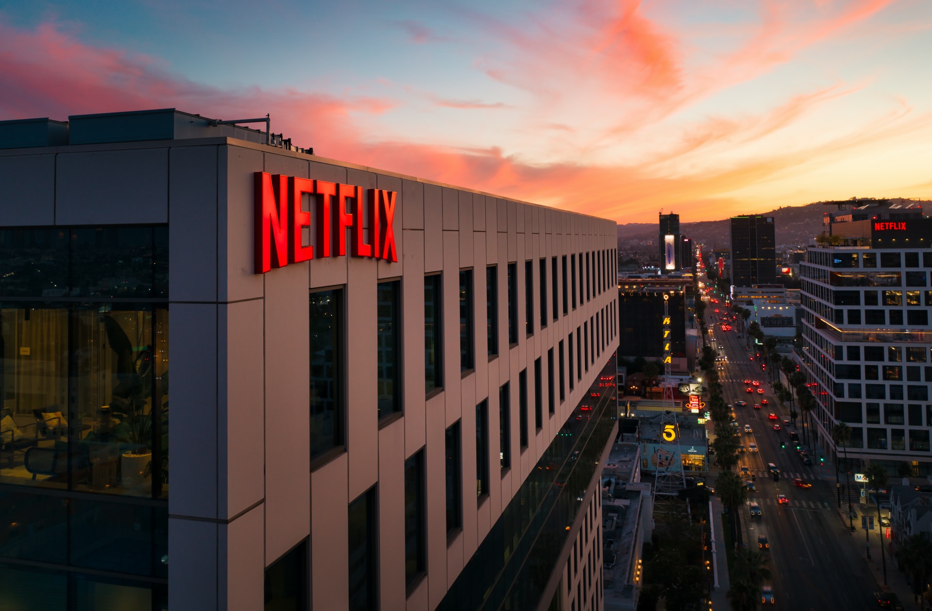 Netflix building in Los Angeles