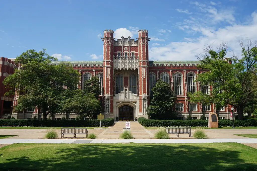 Bizzell Memorial Library on the campus of the University of Oklahoma in Norman, Oklahoma