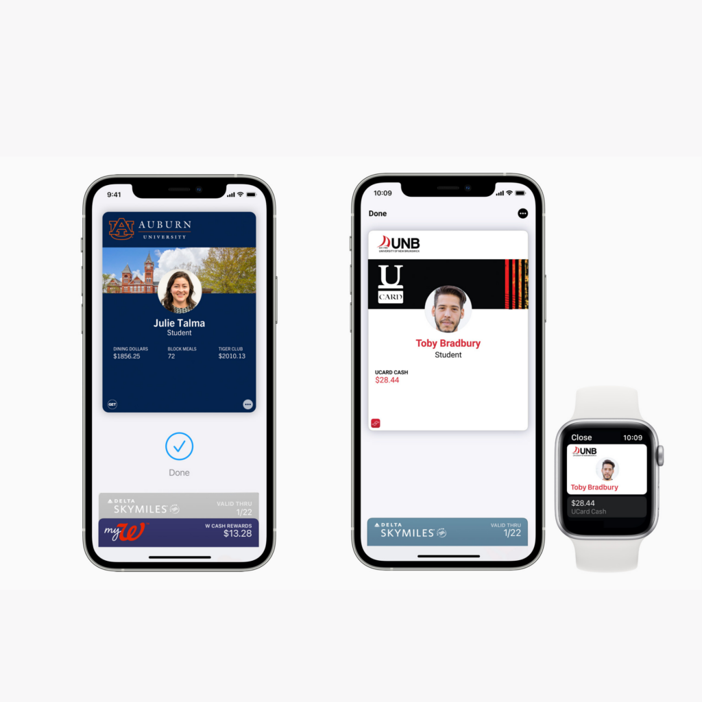 Apple Wallet Student ID on iPhone and Apple Watch
