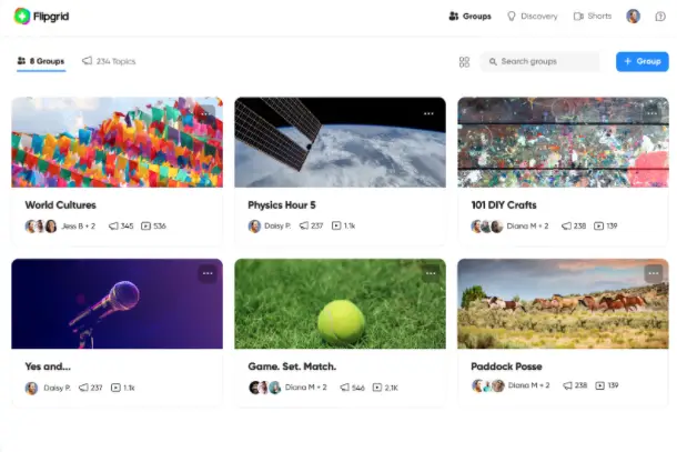 screenshot-of-flipgrid-collaboration-tool-for-students