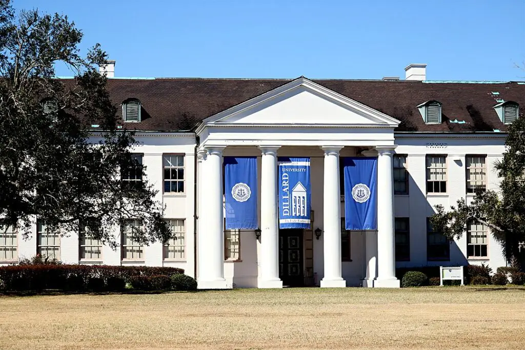 Main campus building of Dillard University 