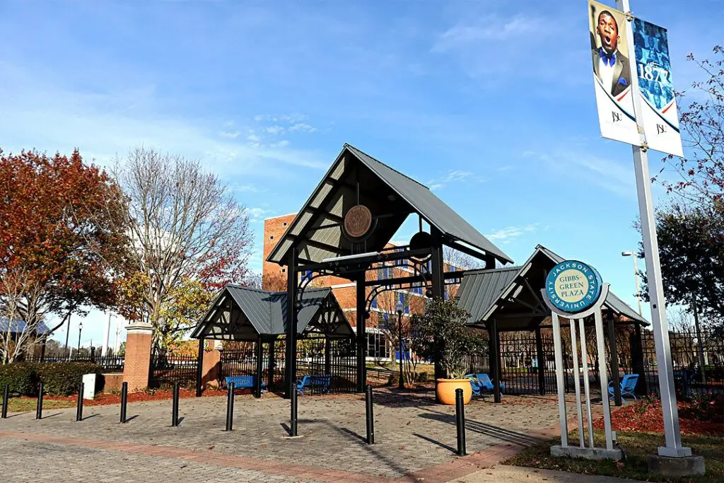 The Gibbs-Green Memorial Plaza at Jackson State University