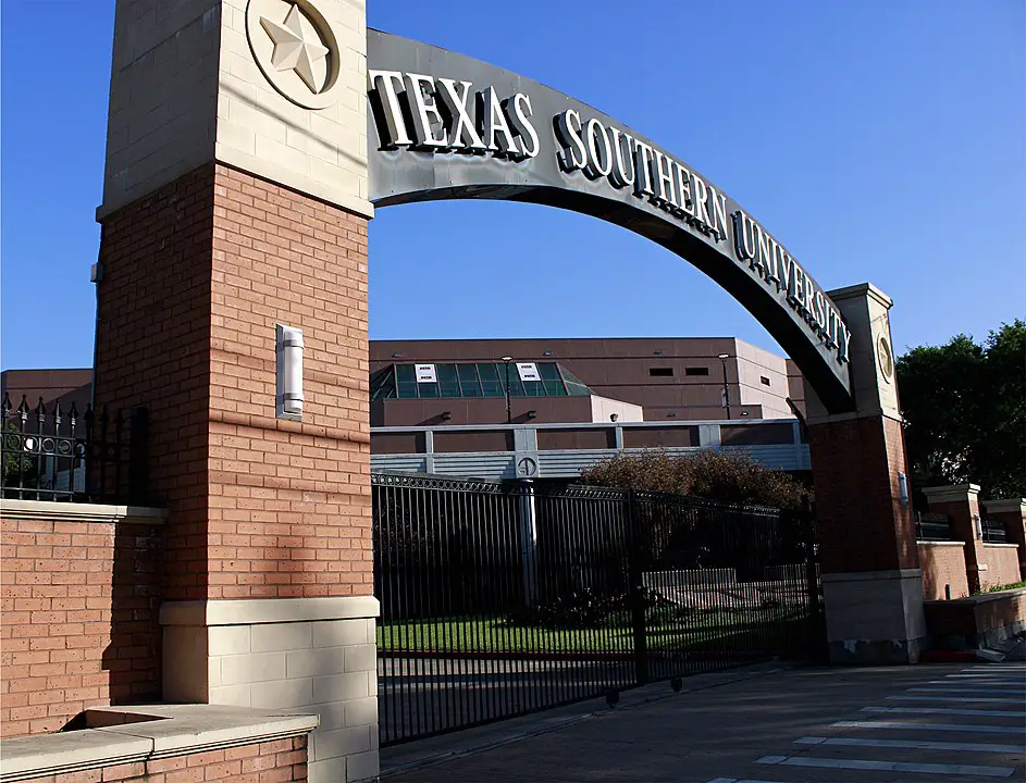Entrance to Texas Southern University