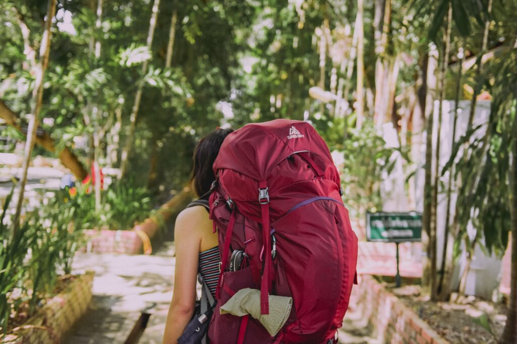 young college graduate taking a gap year to travel before looking for a job