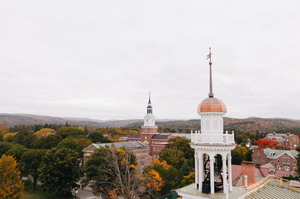 aerial-view-dartmouth-university-campus