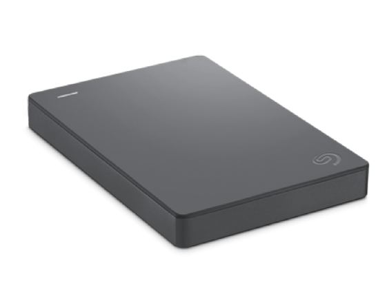 Seagate Portable basic hard drive 1TB used by college students for storing files