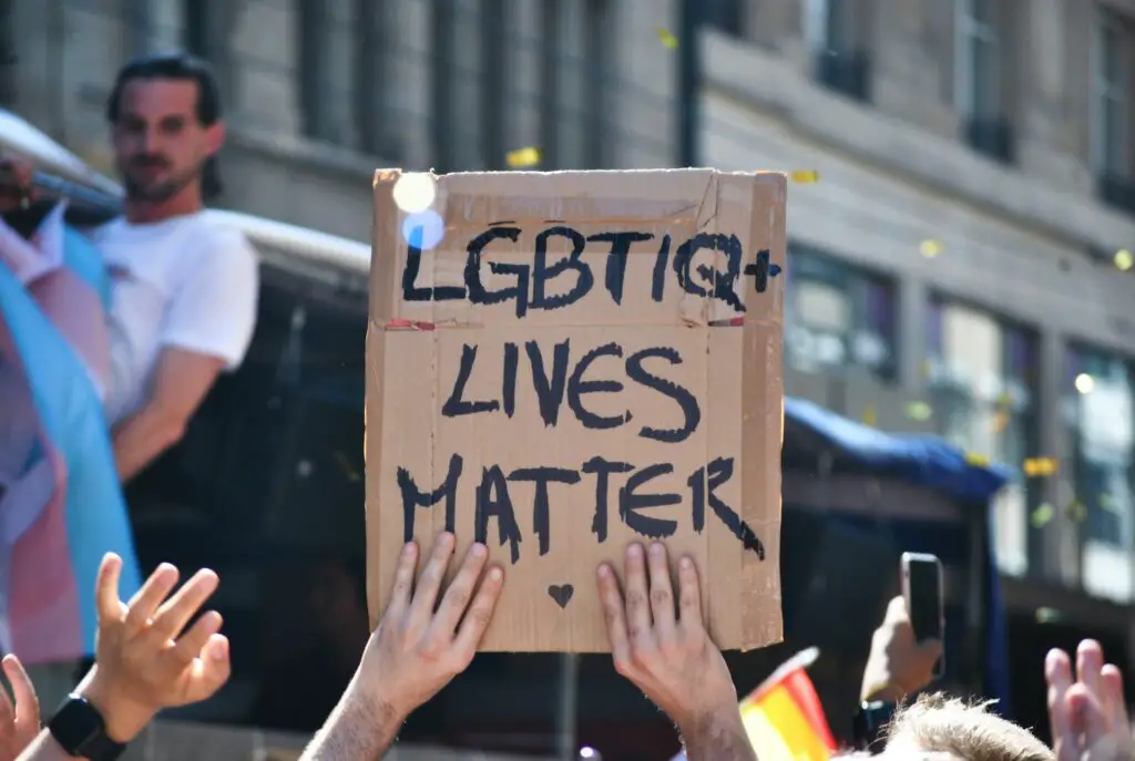 poster-that-reads-lgbtqia+-lives-matter-at-pride-march